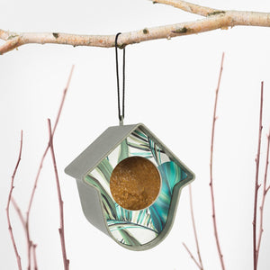 Singing Friend Evie Bird Feeder Recycled Leaves | SFP021