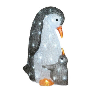LED Acrylic Penguin with Baby Cool White Lights