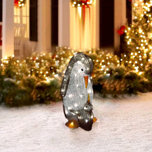 LED Acrylic Penguin with Baby Cool White Lights