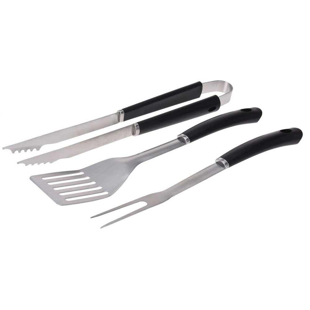 Heavy Duty 3 Piece BBQ Tool Set - Stainless Steel