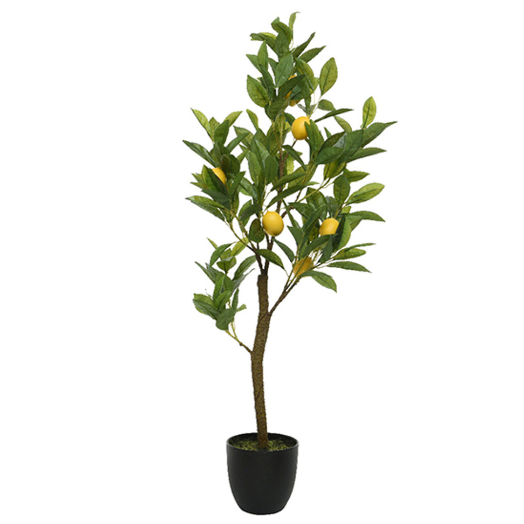 Everlands Artificial Potted Lemon Tree - 92cm