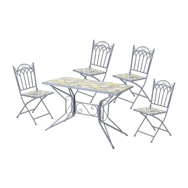 Kaemingk Sicily 4 Seater Bistro Furniture Set