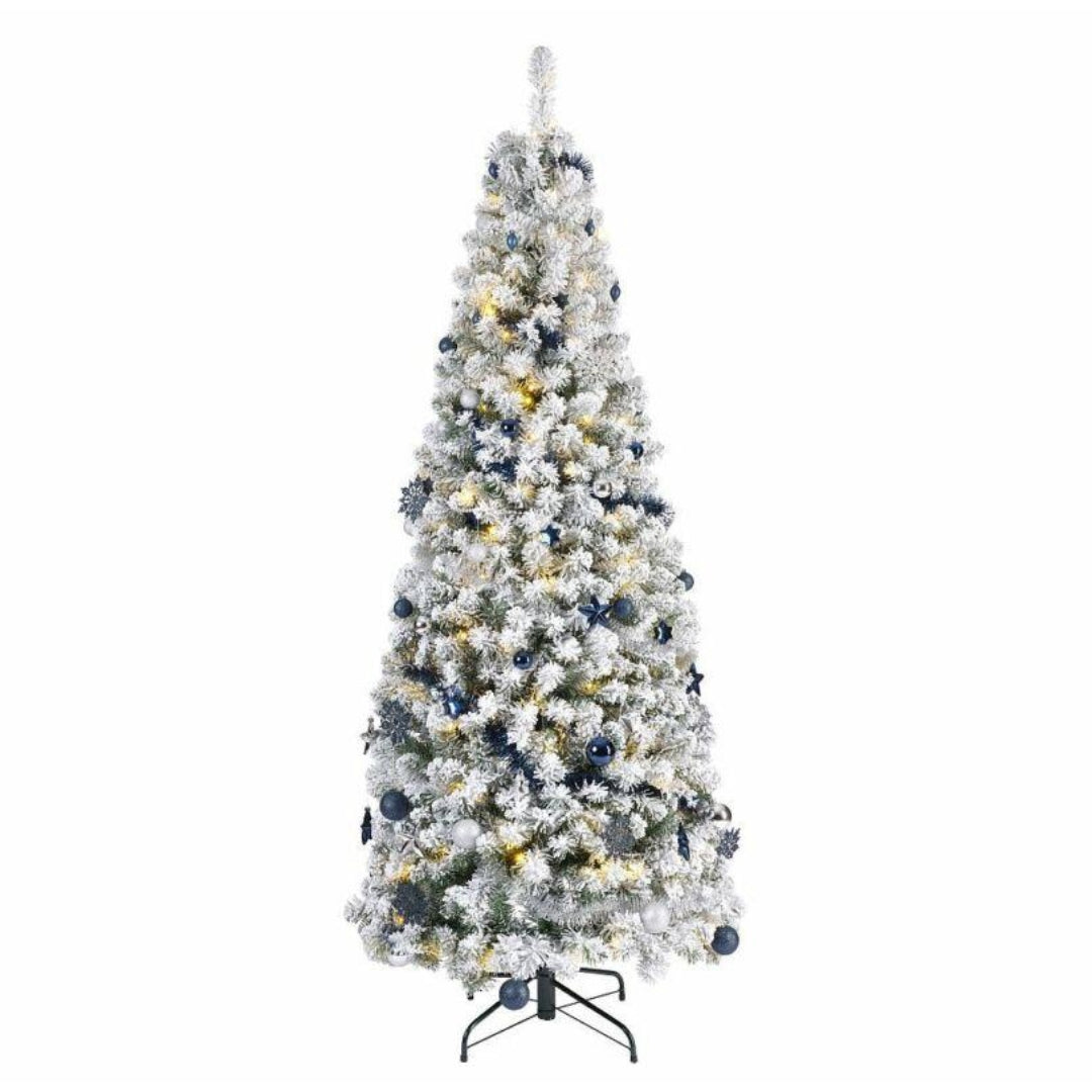 Kaemingk Snowy Pop-Up PreLit 1.8 Metre ( 6ft )  Christmas Tree - Warm White | 9691929