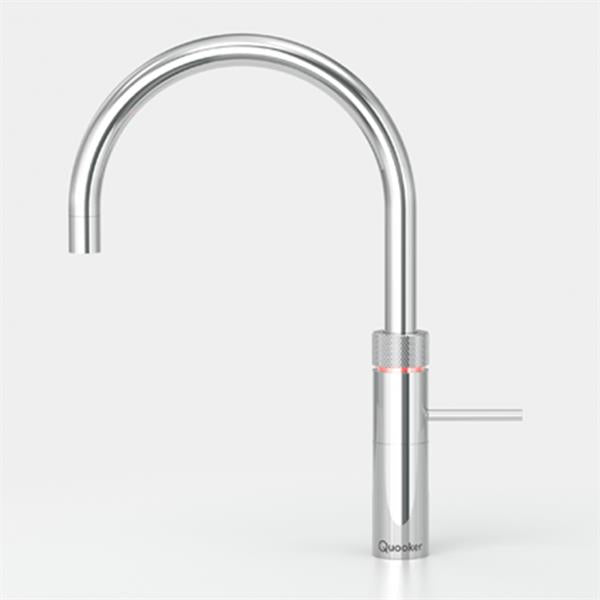Quooker PRO3 Fusion Round Boiling Water Kitchen Tap - Chrome | 3FRCHR
