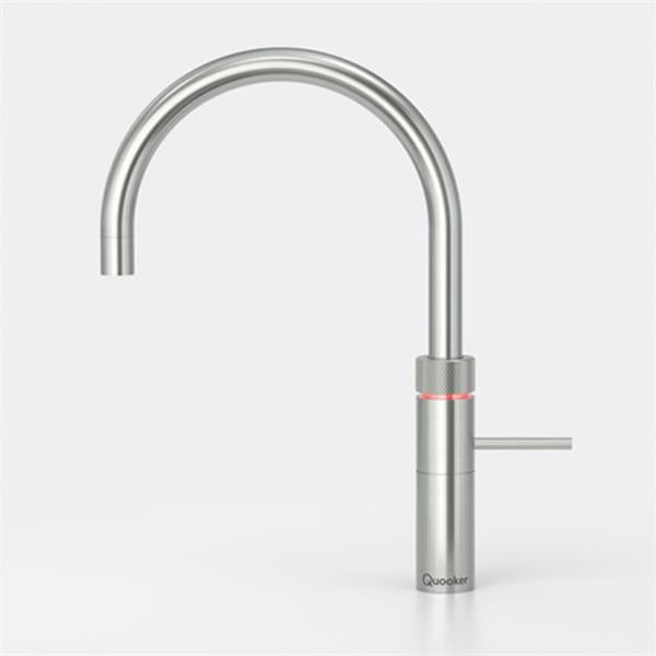 Quooker PRO3 Fusion Round Boiling Water Kitchen Tap - Stainless Steel | 3FRRVS