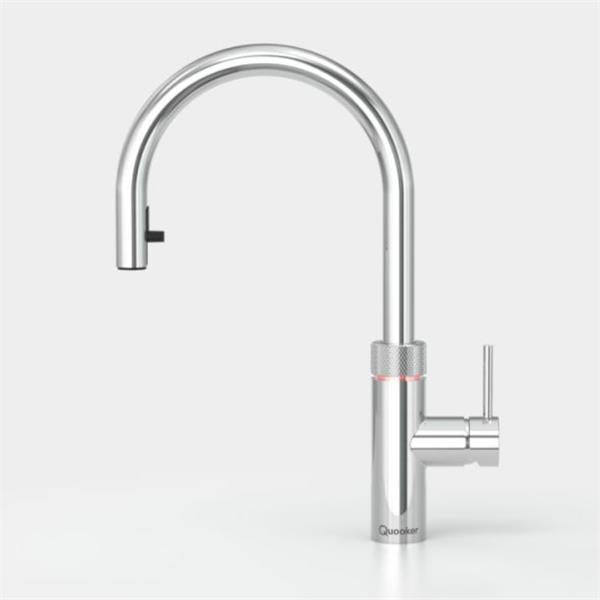 Quooker PRO3 Flex Boiling Water Kitchen Tap - Stainless Steel | 3XRVS