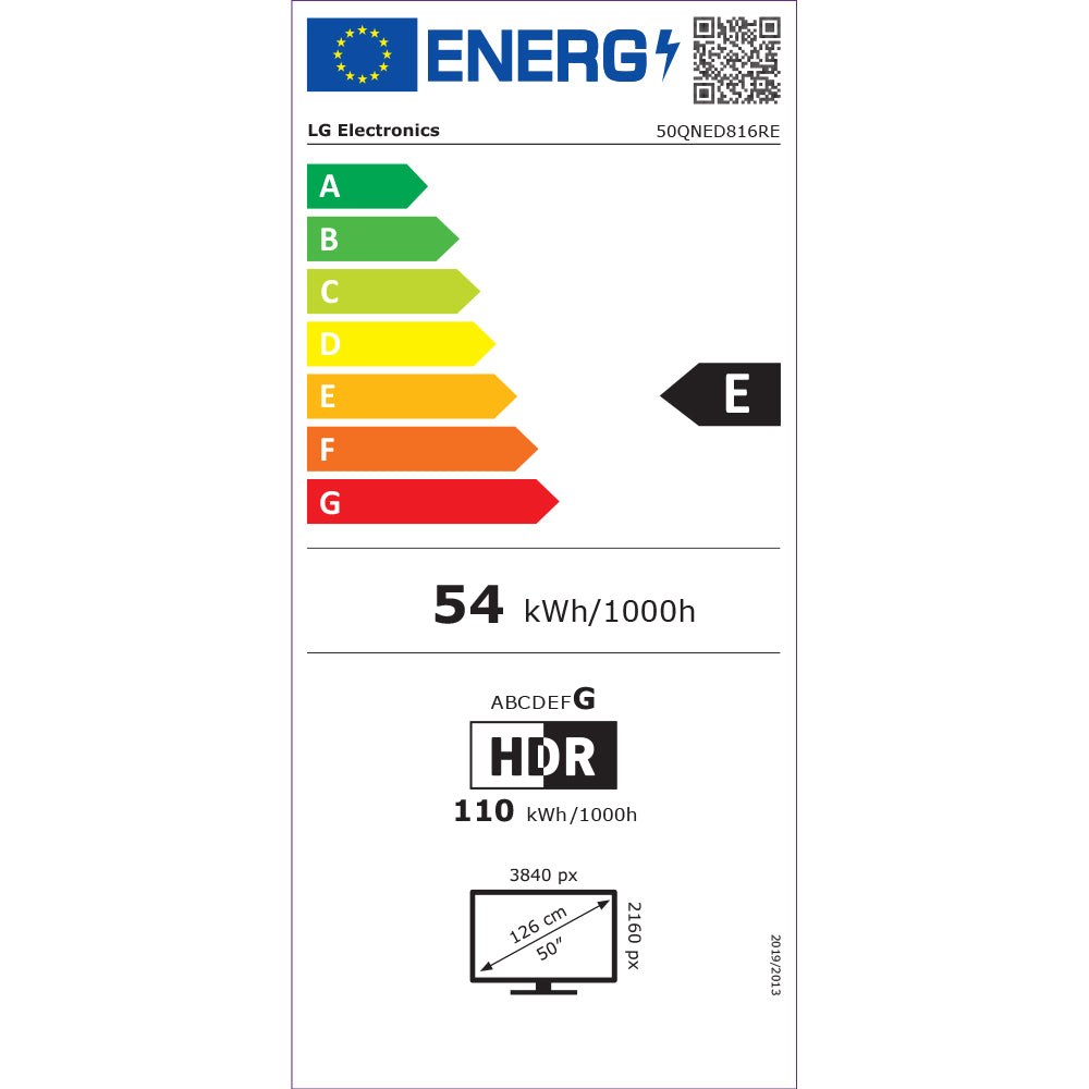 LG 50" 4K QNED 4K Smart TV (2023) | 50QNED816RE.AEK