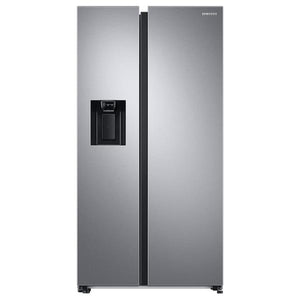 SAMSUNG 8 Series American Style Smart Plumbed Fridge Freezer - Silver | RS68A884CSL/EU