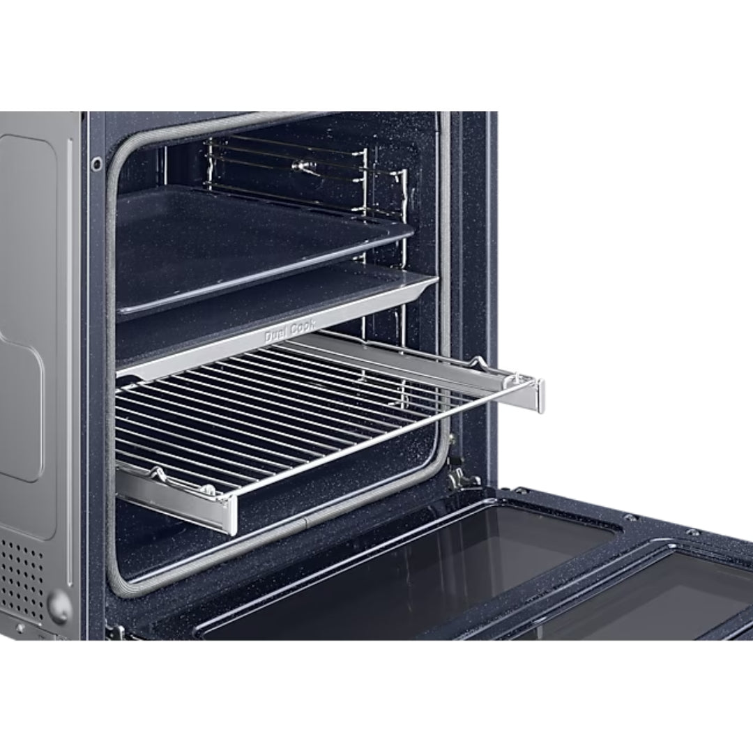 Samsung Series 4 Electric Smart Single Oven With Dual Cook 76 Litre  - Black | NV7B4355VAK/U4