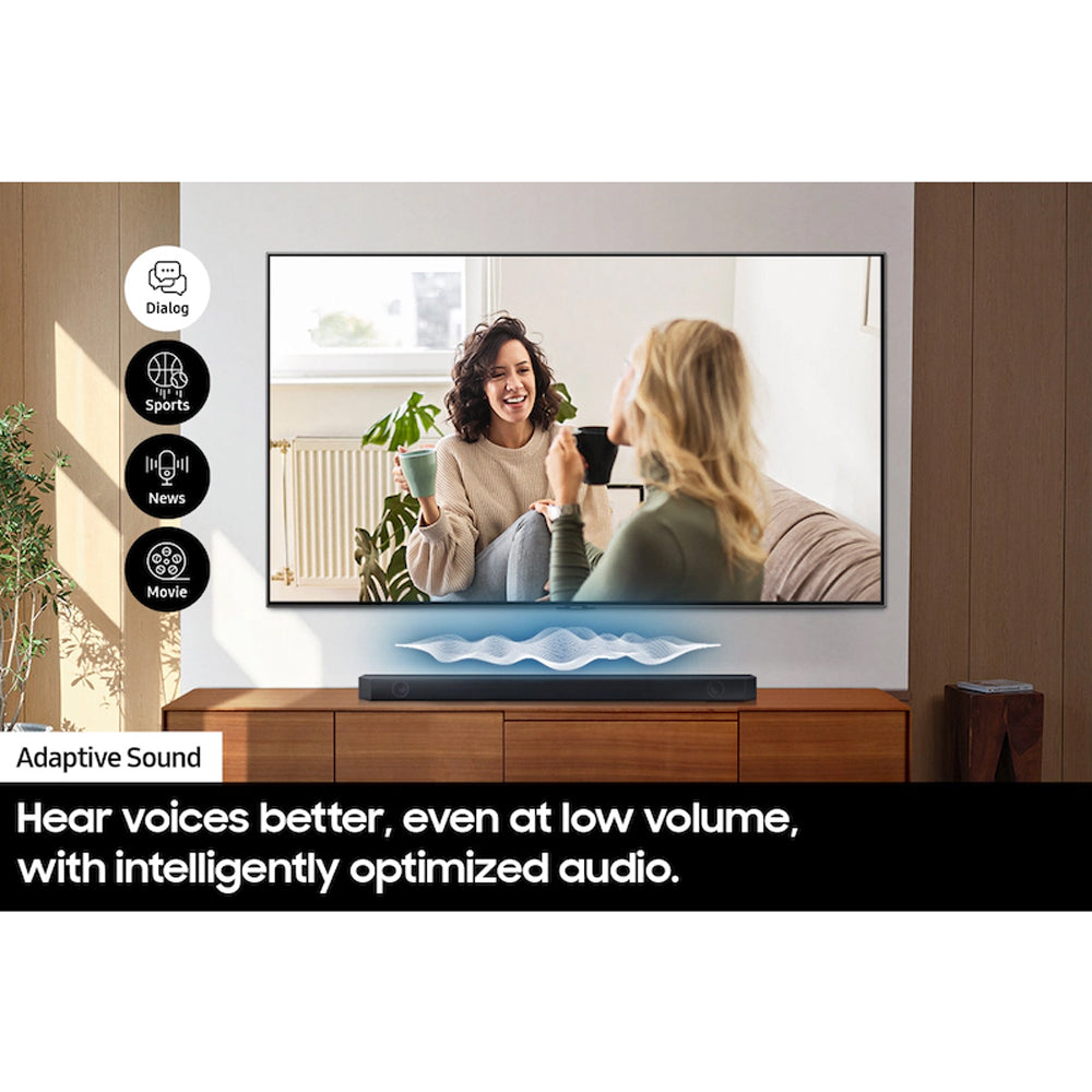 Samsung Q600C Q-Symphony 3.1.2ch Soundbar With Wireless Subwoofer - Black | HW-Q600C/XU