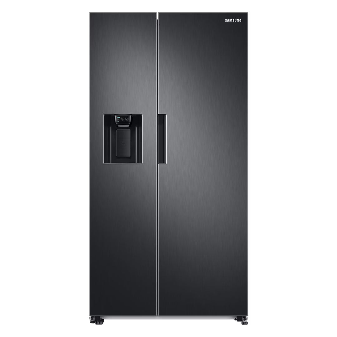 SAMSUNG Series 7 SpaceMax American Style Plumbed Fridge Freezer - Black | RS67A8811B1/EU