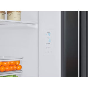 SAMSUNG Series 7 SpaceMax American Style Plumbed Fridge Freezer - Black | RS67A8811B1/EU