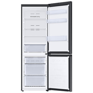 SAMSUNG 185cm RB7300T 4 Series Classic Fridge Freezer - Black | RB34C600EBN/EU