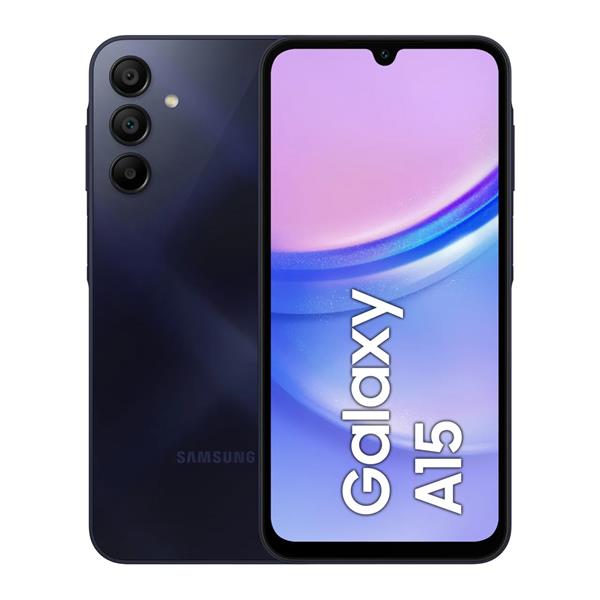 Samsung Galaxy A15 Sim Free Smart Phone 5G 128GB - Black / Navy | SM-A156BZKDEUB