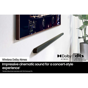 Samsung S800D Ultra Slim Lifestyle Soundbar with Subwoofer with Dolby Atmos | HW-S800D/XU