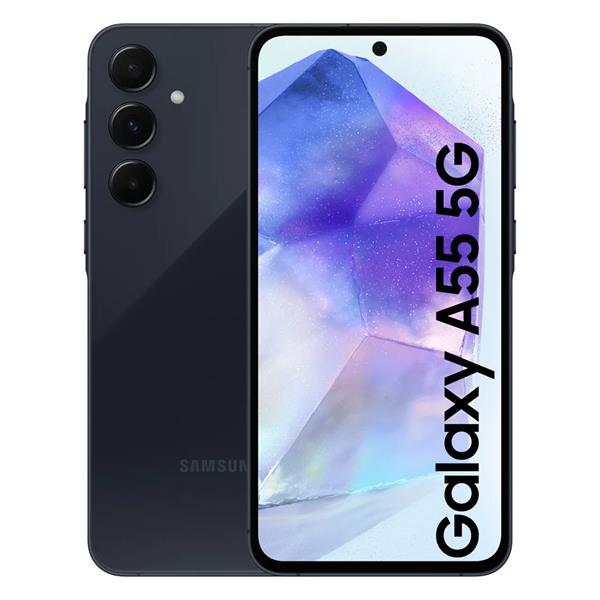 Samsung Galaxy A55 Sim Free Smart Phone 8GB 128GB 5G - Black / Navy | SM-A556BZKAEUB