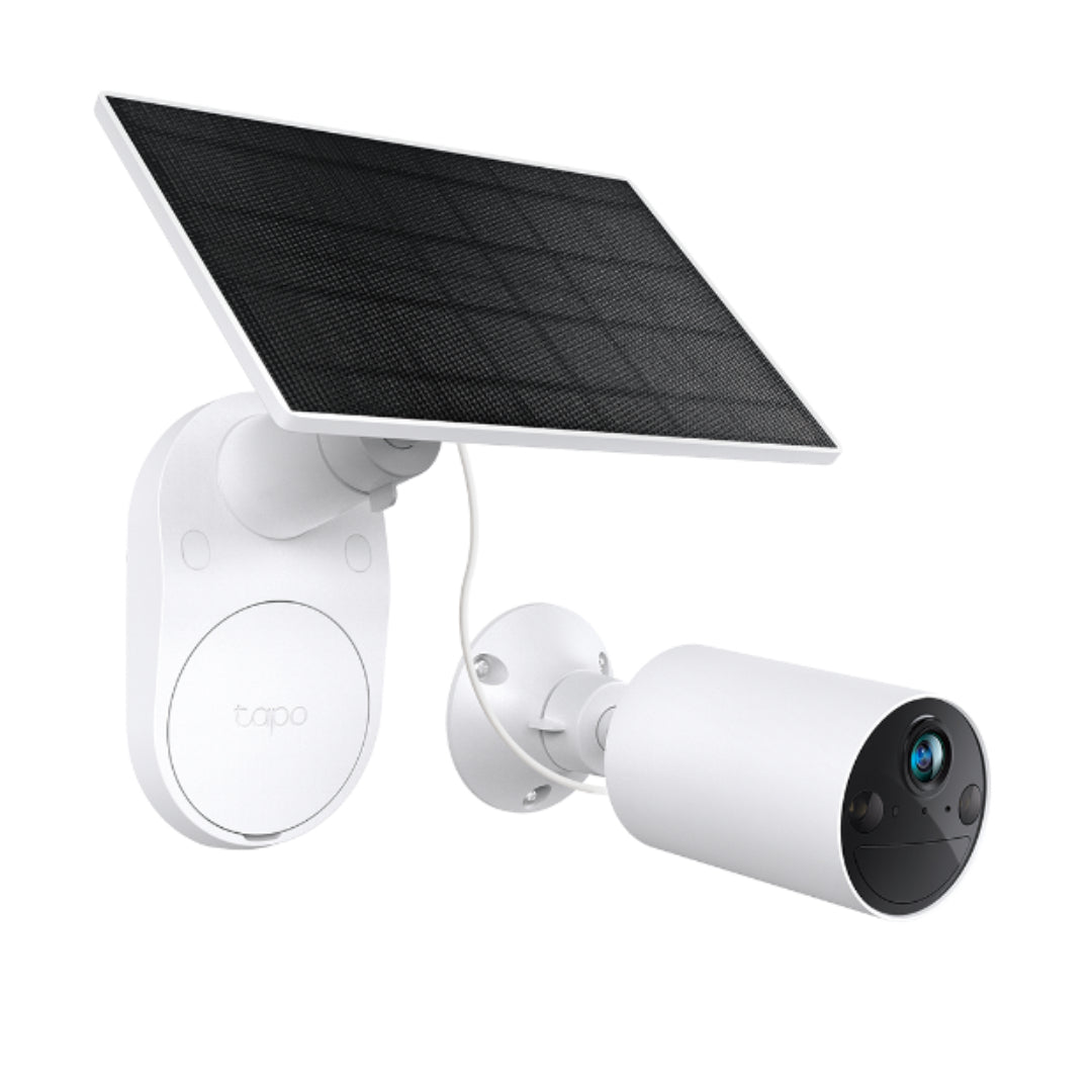 Tapo 2K Solar Powered Security Camera with Kit - White | TAPOC410KIT