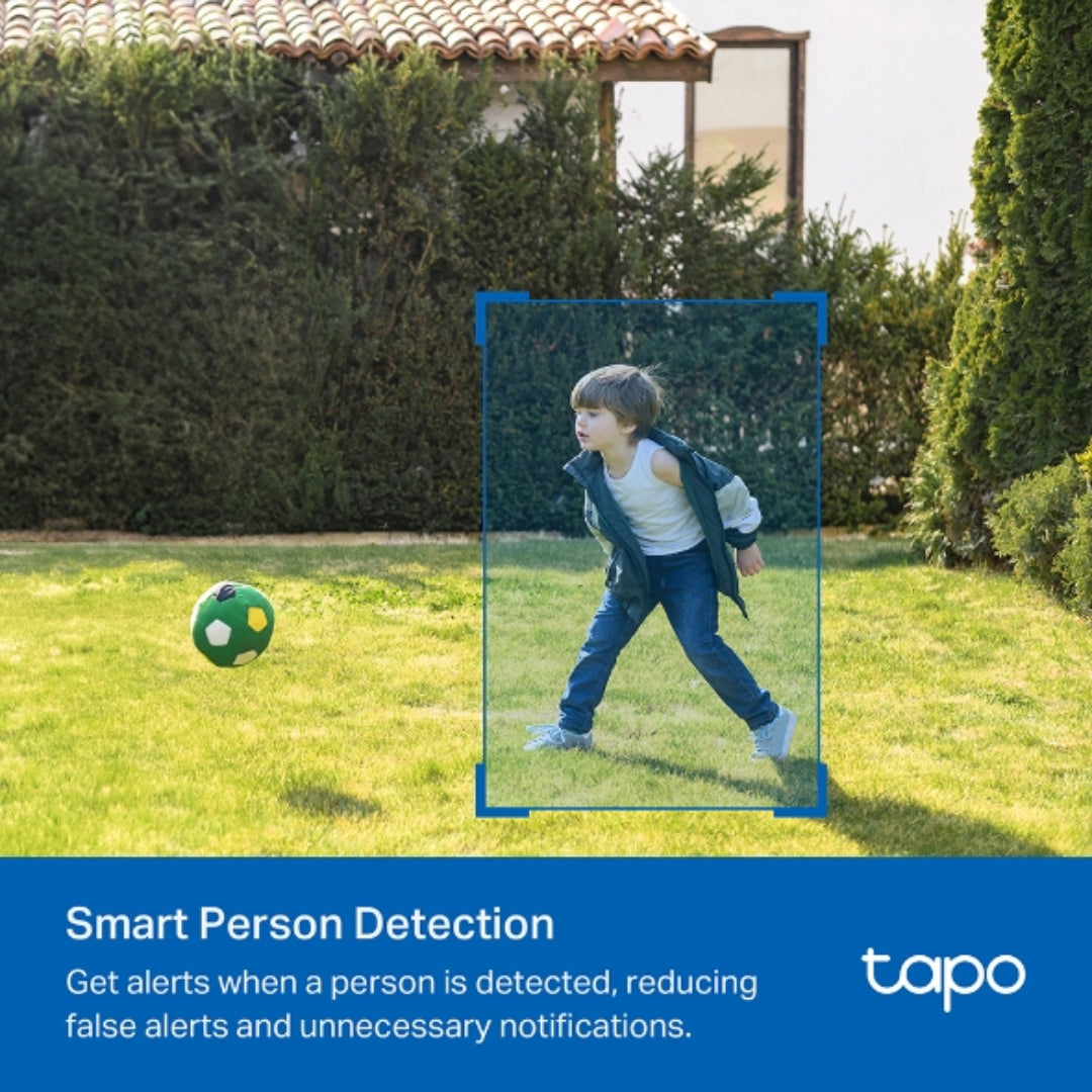 Tapo 2K Solar Powered Security Camera with Kit - White | TAPOC410KIT