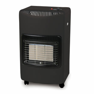 De Vielle 4.2kw Portable Gas Heater - Black | DEF974335