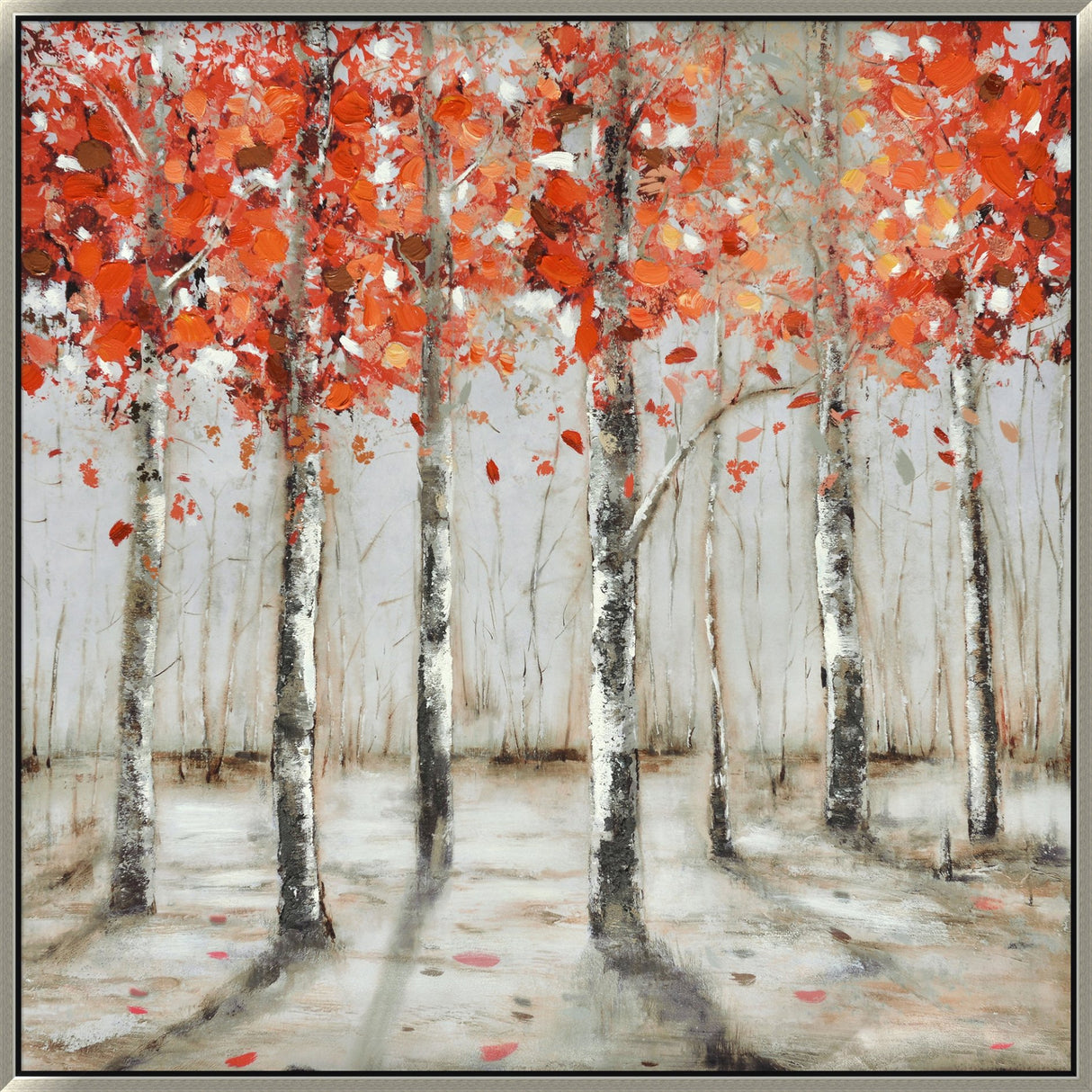 Macquillan Hand Painted Picture Late Autumn 100cm x 100cm | MQP7041