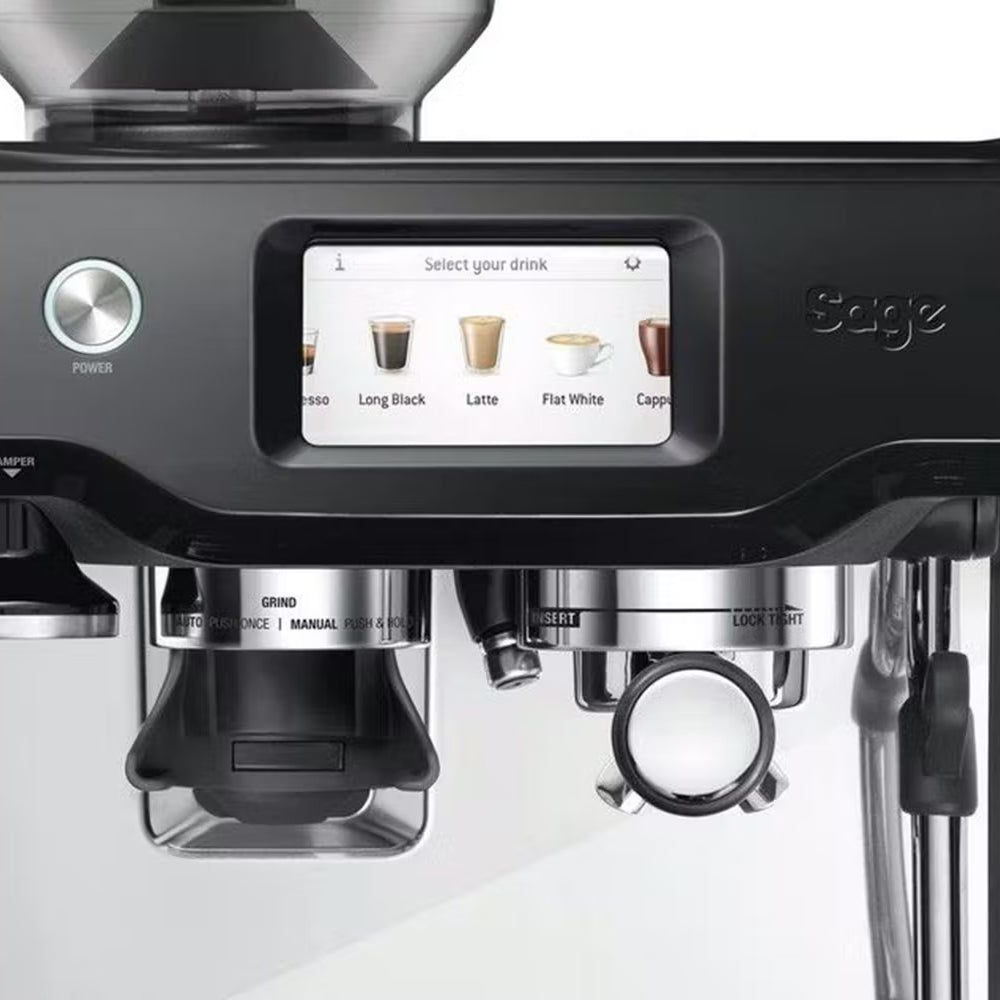 Sage The Barista Touch Coffee Machine -  Black Truffle | SES880BTR4GUK1