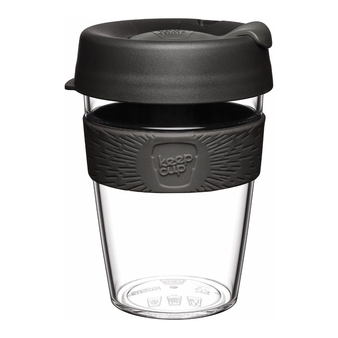 KeepCup Clear Reuseable Coffee Cup 12oz - Nitro | CCNIT12