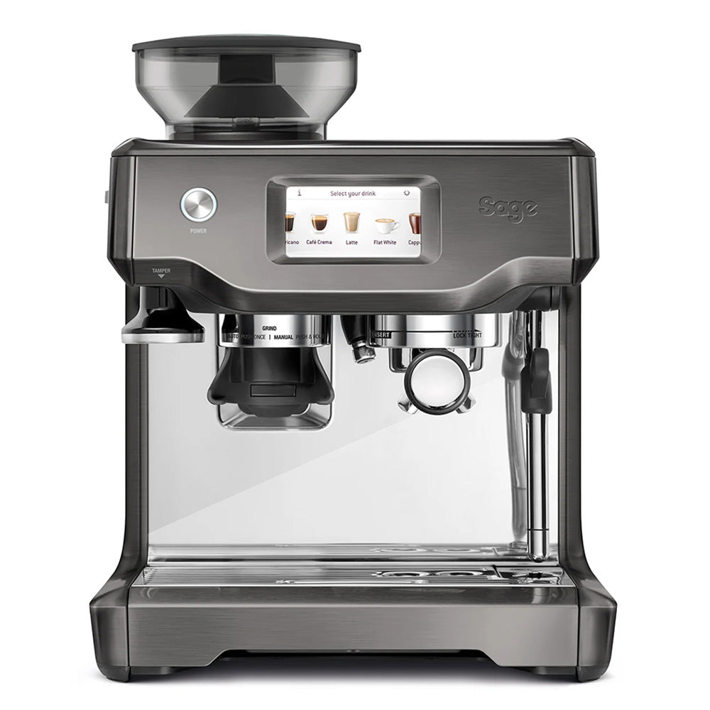 SAGE The Barista Touch Bean to Cup Coffee Machine - Black Stainless Steel | SES880BST4GUK1