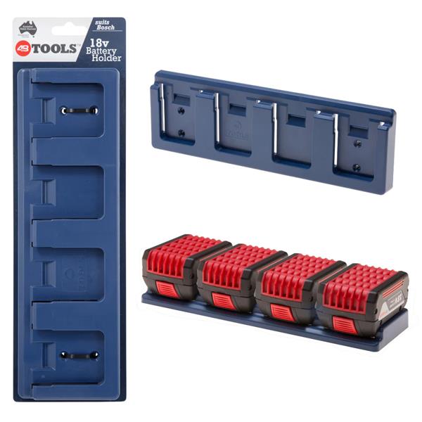 48 Tools Wall Mount Battery Holder to Suit Bosch