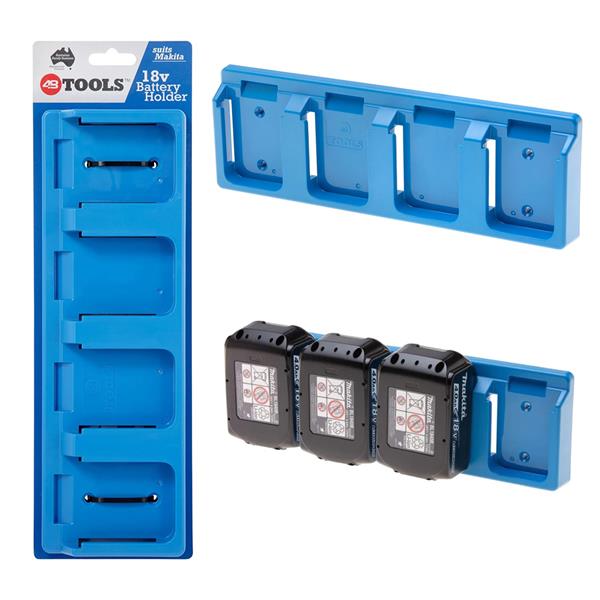48 Tools Wall Mount Battery Holder to Suit Makita