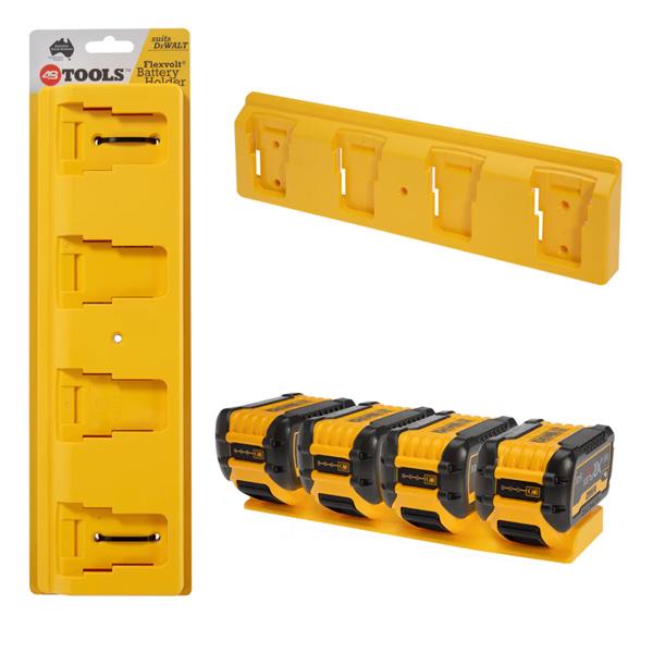 48 Tools Wall Mount Battery Holder to Suit Dewalt