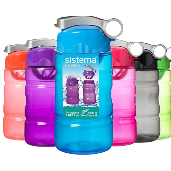 Sistema Hydrate Sports Fusion Bottle 560ml - Assorted Colours | 530