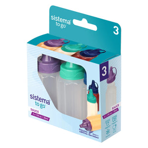 Sistema Set of 3 Sauce Bottles | 21475