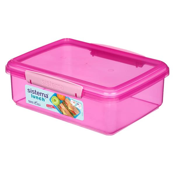 Sistema Itsy Bitsy 2 Litre Lunch Box - Pink | 31712