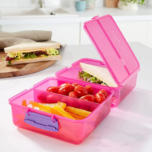 Sistema Itsy Bitsy Lunch Box Cube - Pink | 31735