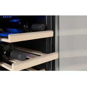 Amica 19 Bottle 30cm Freestanding Wine Cooler - Black | AWC300BL