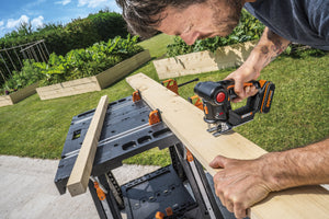 Worx Cordless 2 in 1 Axis Jigsaw / Reciprocating Saw 20v Kit | WX550.2