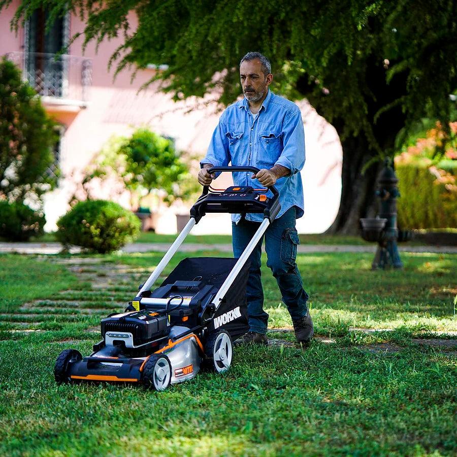 Worx 80V Brushless Self Propelled Battery Lawn Mower 51CM | WG761E