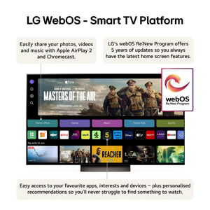 LG 55 Inch C4 OLED Evo 4K Smart TV | OLED55C44LA.AEK