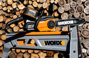 WORX Power Share Cordless Chain Saw - 30cm - 2 x 20V Batteries Included | WG381E