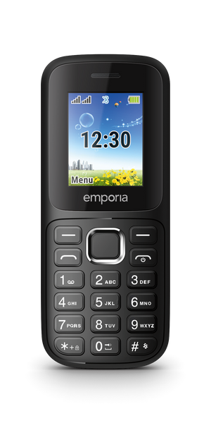 Emporia Sim Free Mobile Phone FN313 OEMSF - Black | FN313i_001