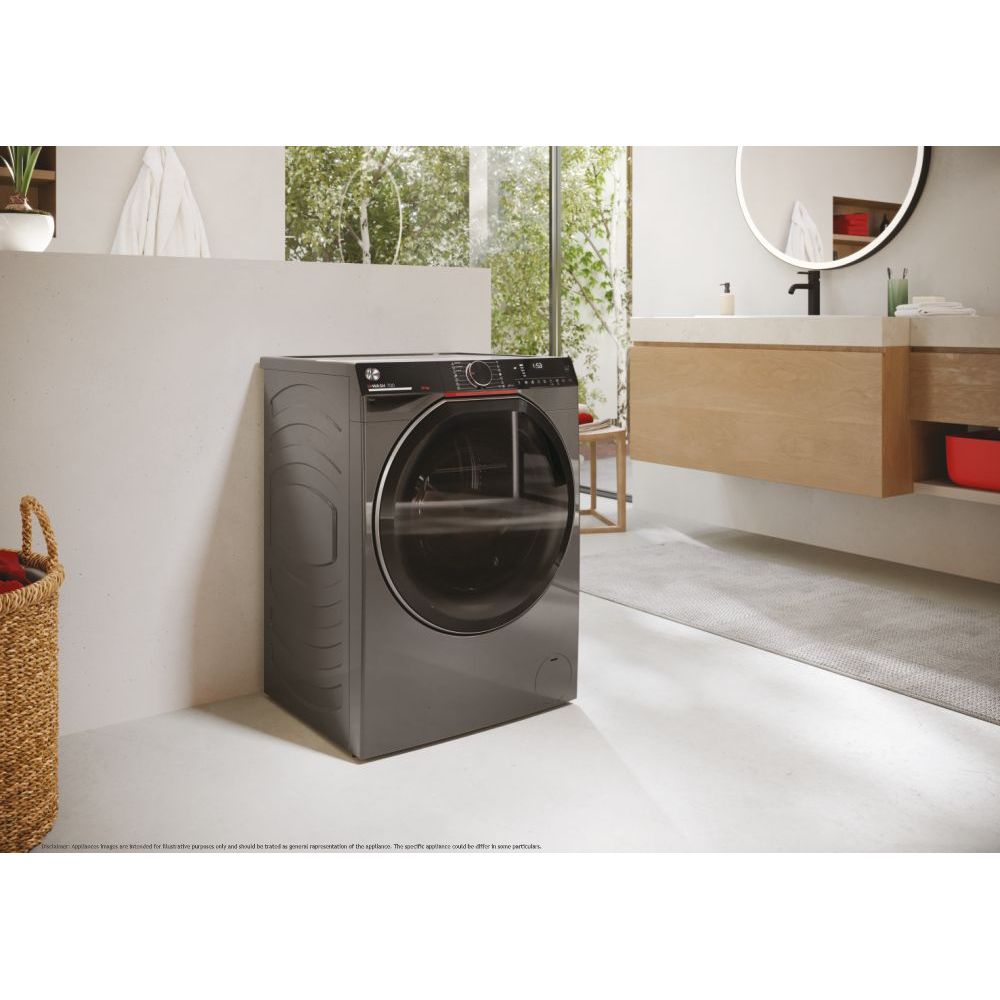 Hoover H-Wash 700 9KG 1600 RPM Washing Machine - Anthracite | H7W69MBCR-80