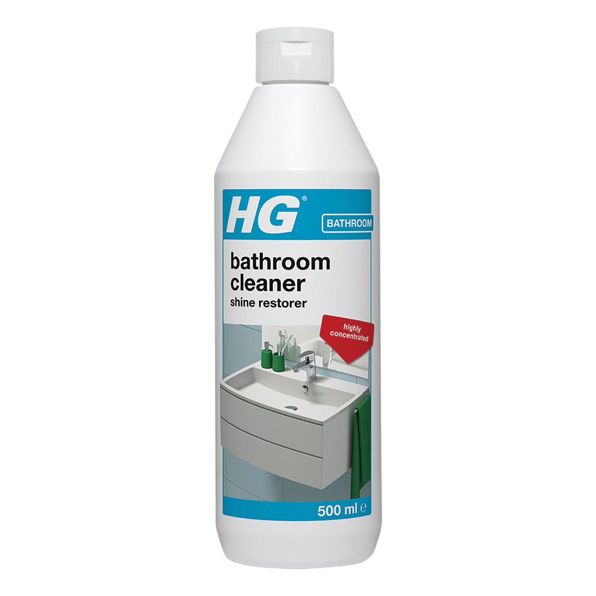 HG Bathroom Cleaner Bath Shine Restorer 500ml | HAG102Z