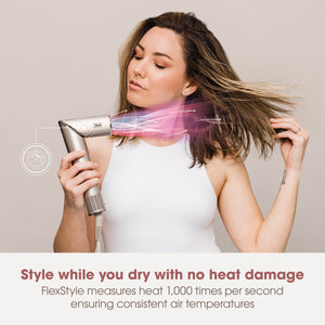 Shark FlexStyle 4 in 1 Air Styler & Hair Dryer For Curly & Coily Hair - Stone | HD435SLUK