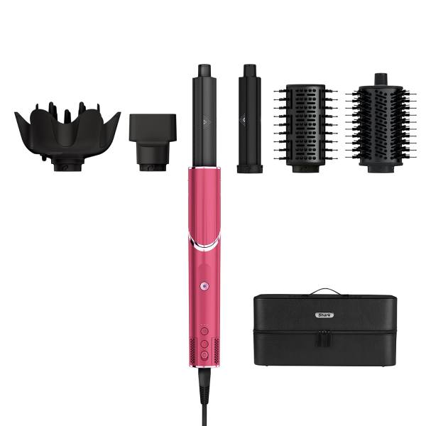 Shark FlexStyle 5 in 1 Air Styler and Hair Dryer with Storage Case - Malibu Pink | HD440BPUK