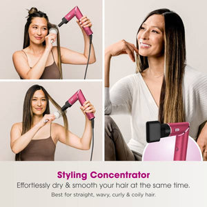 Shark FlexStyle 5 in 1 Air Styler and Hair Dryer with Storage Case - Malibu Pink | HD440BPUK