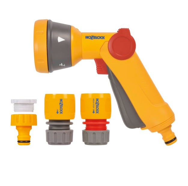 Hozelock 2340 Multi Spray Garden Hose Gun Starter Set | HOZ23400000