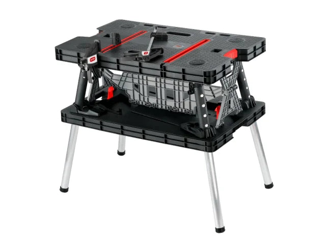 Keter Folding Work Table with Clamps | KET237005