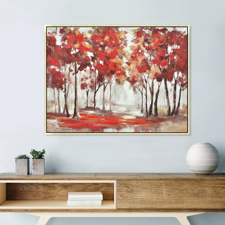 Macquillan Hand Painted Picture Red Autumn 90cm x 120cm | MQP7046