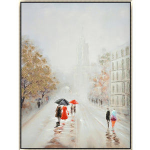 Macquillan Hand Painted Picture An Afternoon Stroll 90cm x 120cm | MQP7065