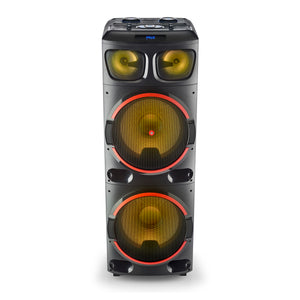 NGS Premium 15 Inch Speaker with Double Woofer 1200W - Black | 620139